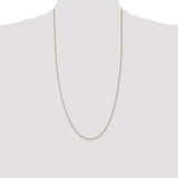 14k .7mm Box with Lobster Clasp Chain