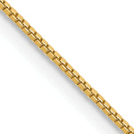14k .7mm Box with Lobster Clasp Chain