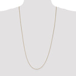 14k .7mm Box with Lobster Clasp Chain