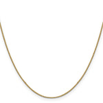 14k .9mm Box with Lobster Clasp Chain