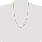 14k .9mm Box with Lobster Clasp Chain