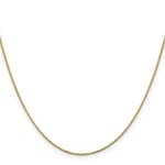 14k .9mm Box with Spring Ring Clasp Chain