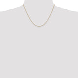 14k .9mm Box with Spring Ring Clasp Chain