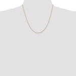 14k .9mm Box with Spring Ring Clasp Chain
