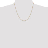 14k .9mm Box with Spring Ring Clasp Chain