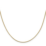 14k .95mm Box Chain