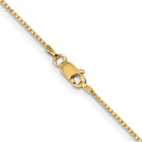 14k 1mm Box Chain