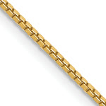 14k 1mm Box Chain