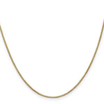 14k 1mm Box Chain