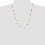 14k 1mm Box Chain