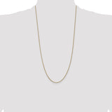 14k 1mm Box Chain