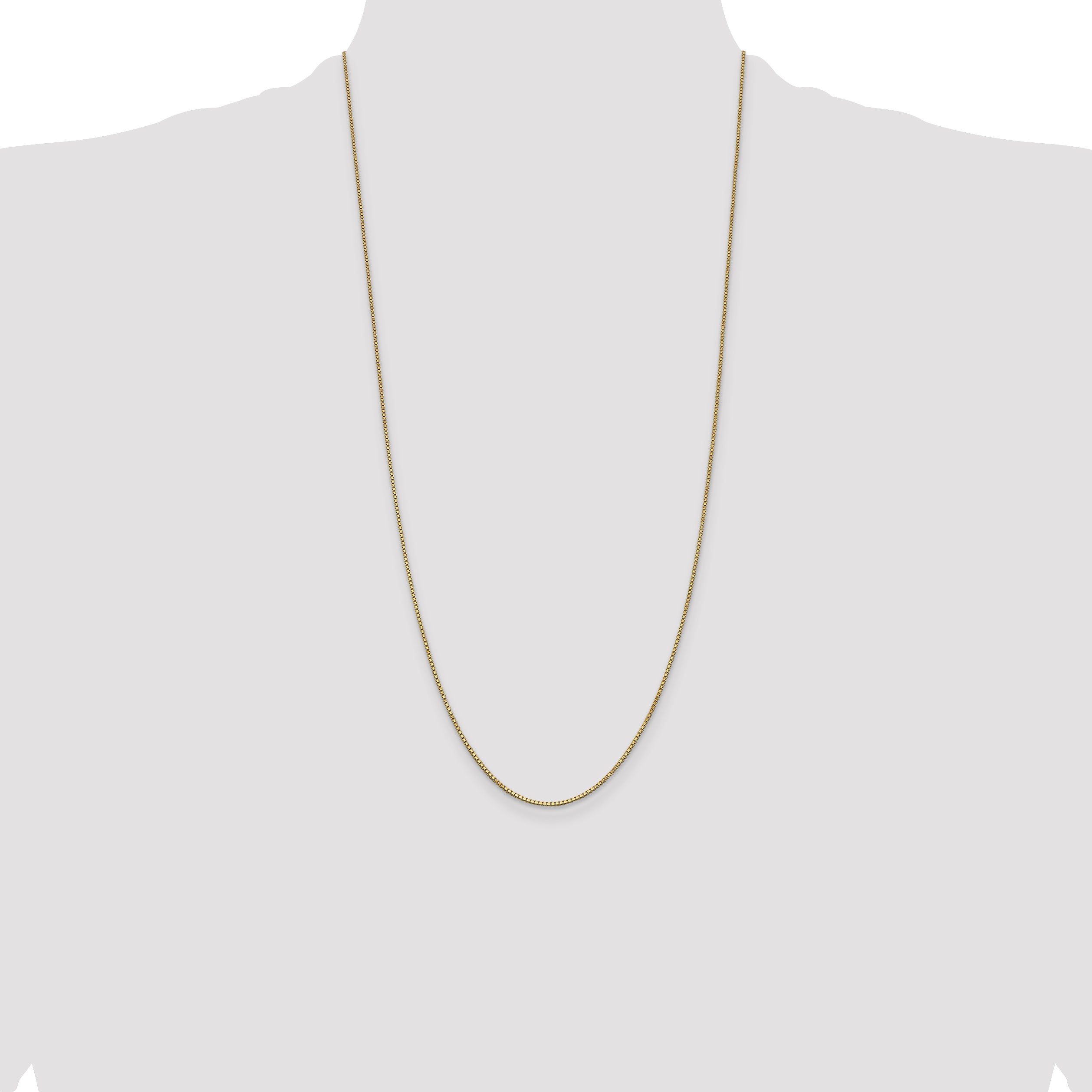 14k 1mm Box Chain