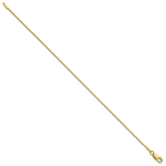 14k 1mm Box Chain