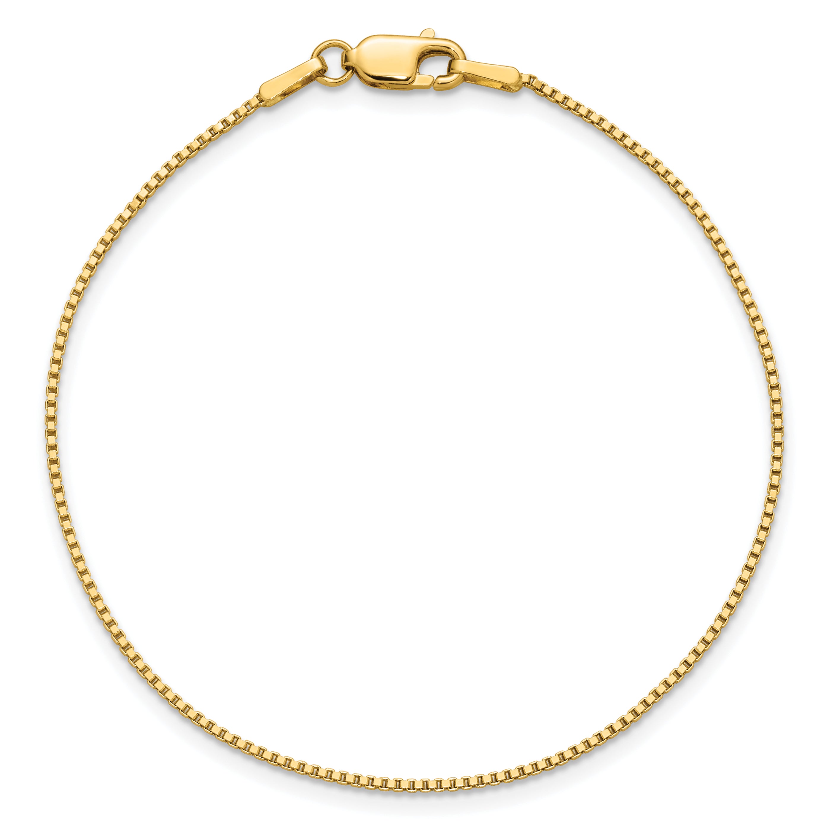 14k 1mm Box Chain