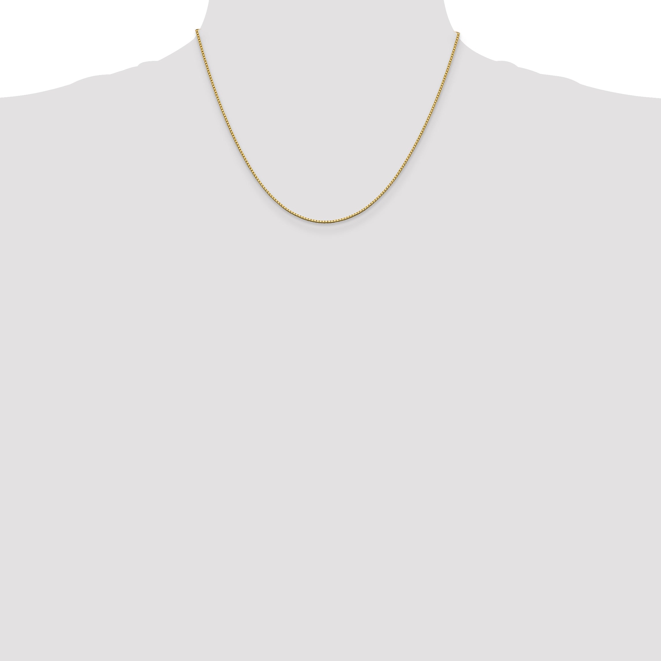 14k 1.05mm Box Chain