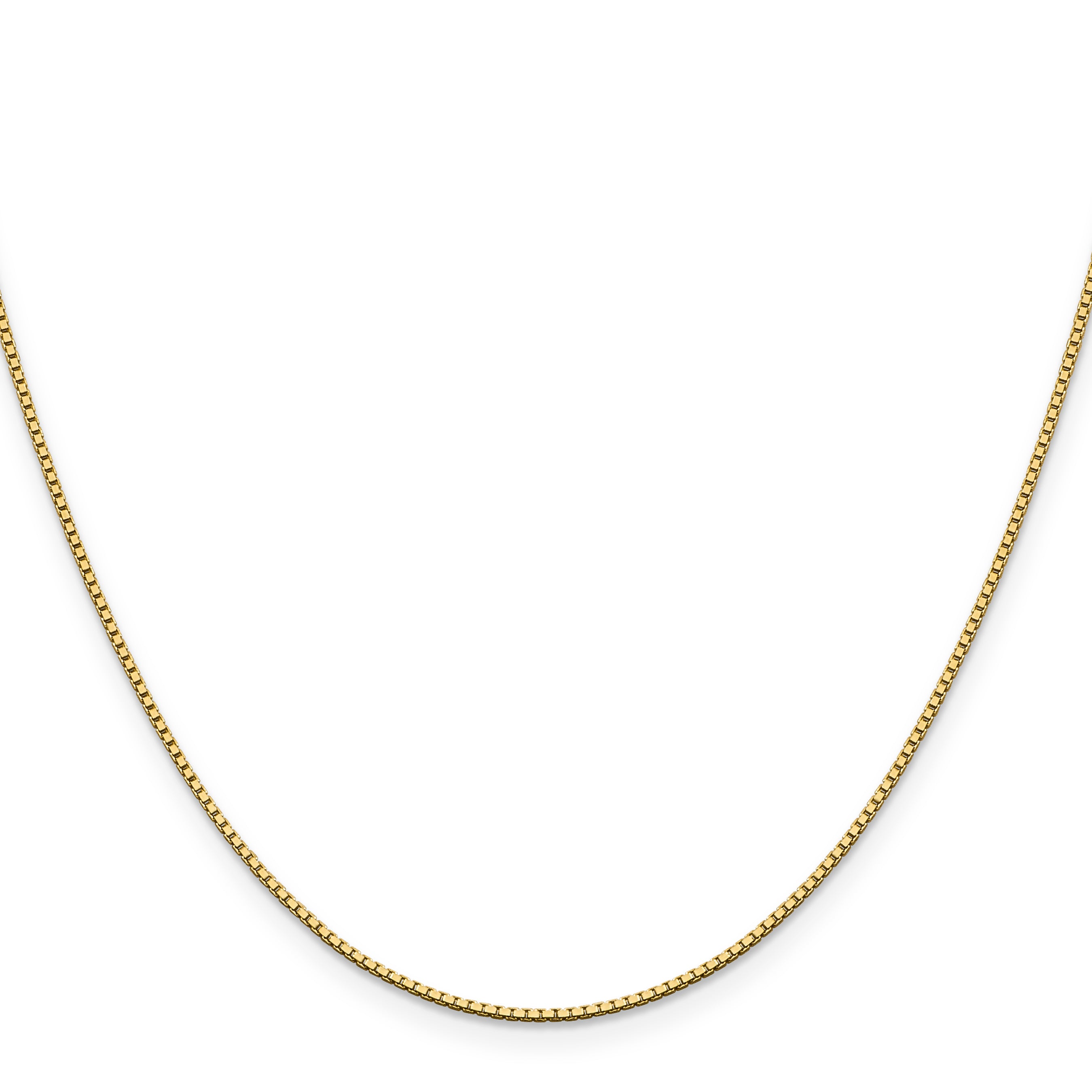14k 1.05mm Box Chain