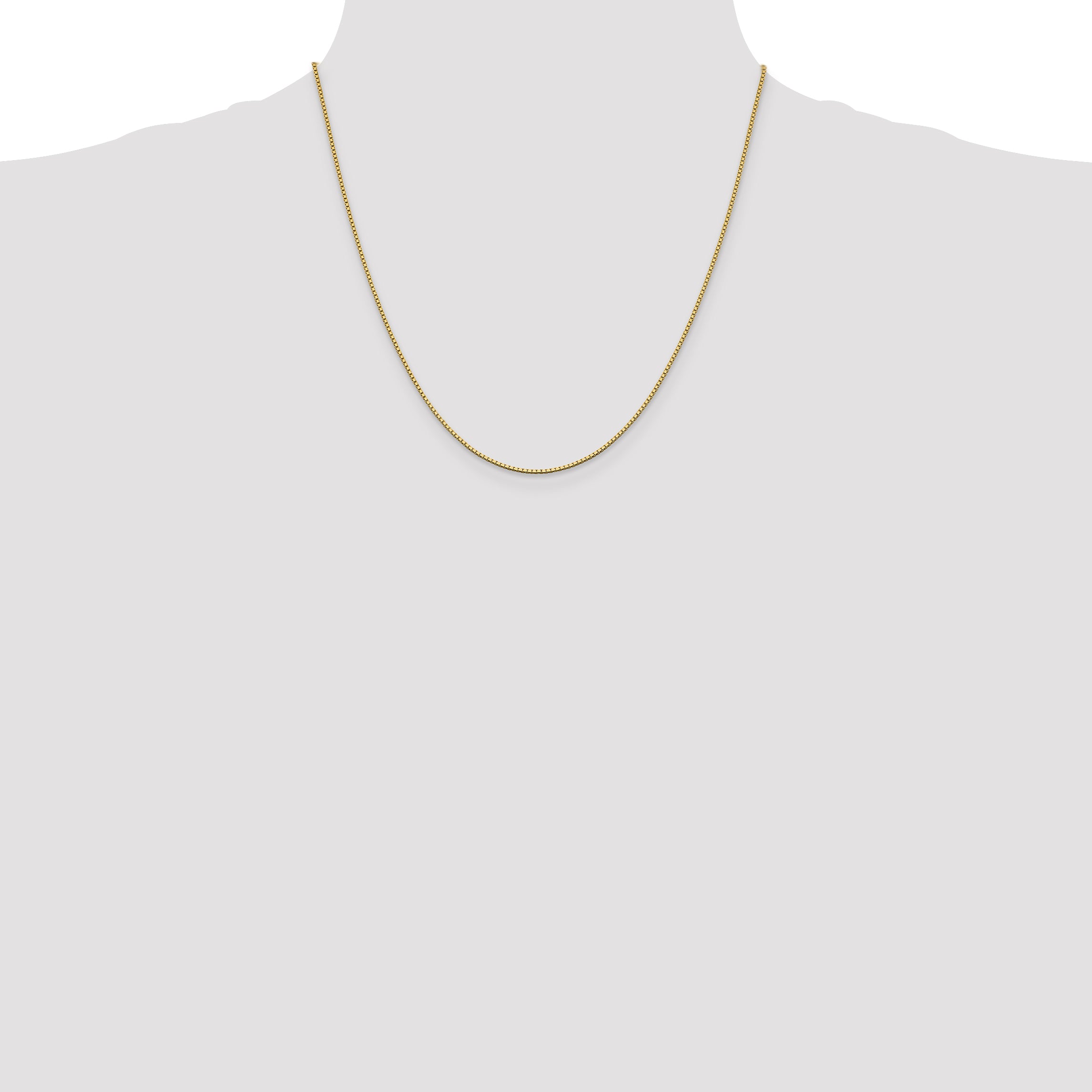 14k 1.05mm Box Chain