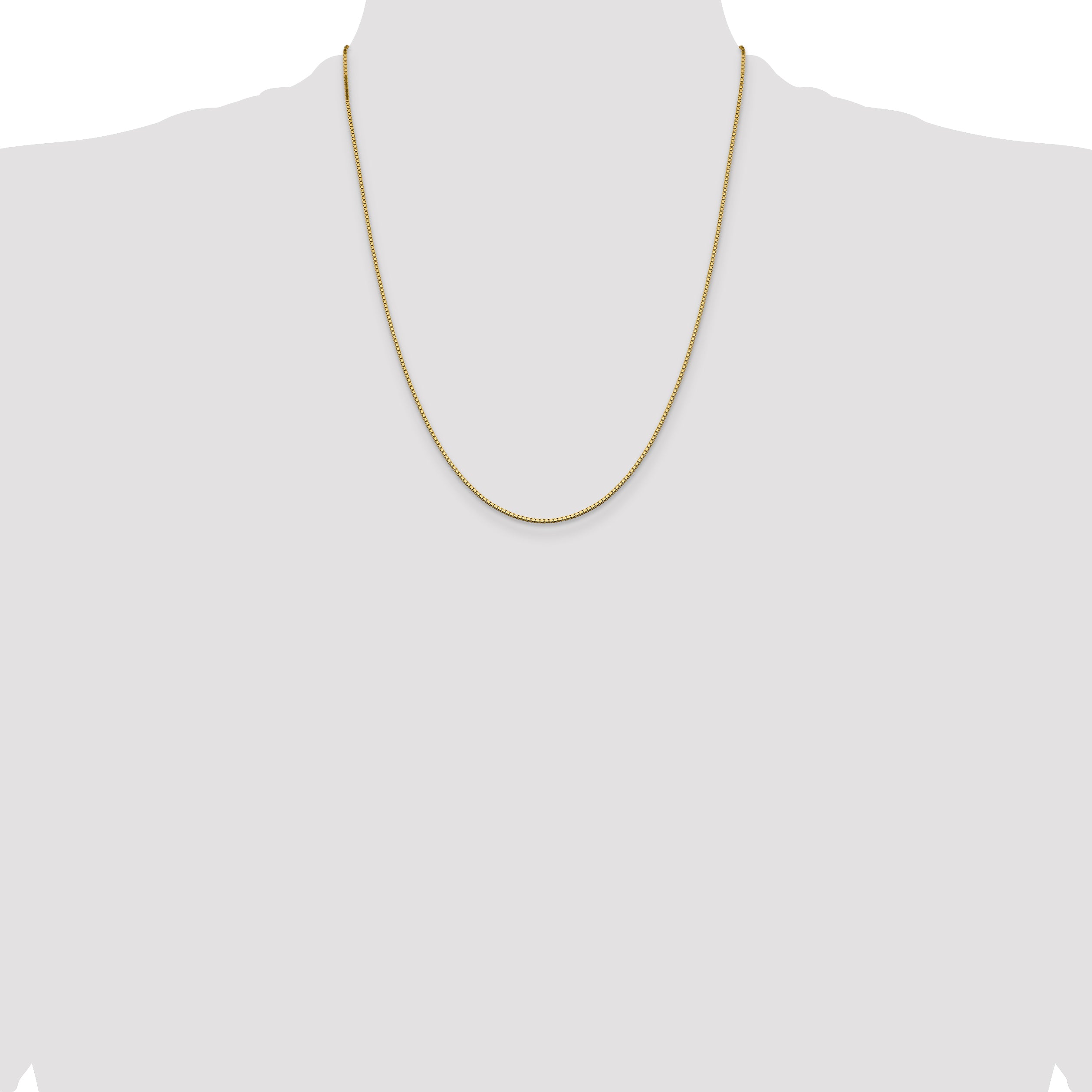 14k 1.05mm Box Chain