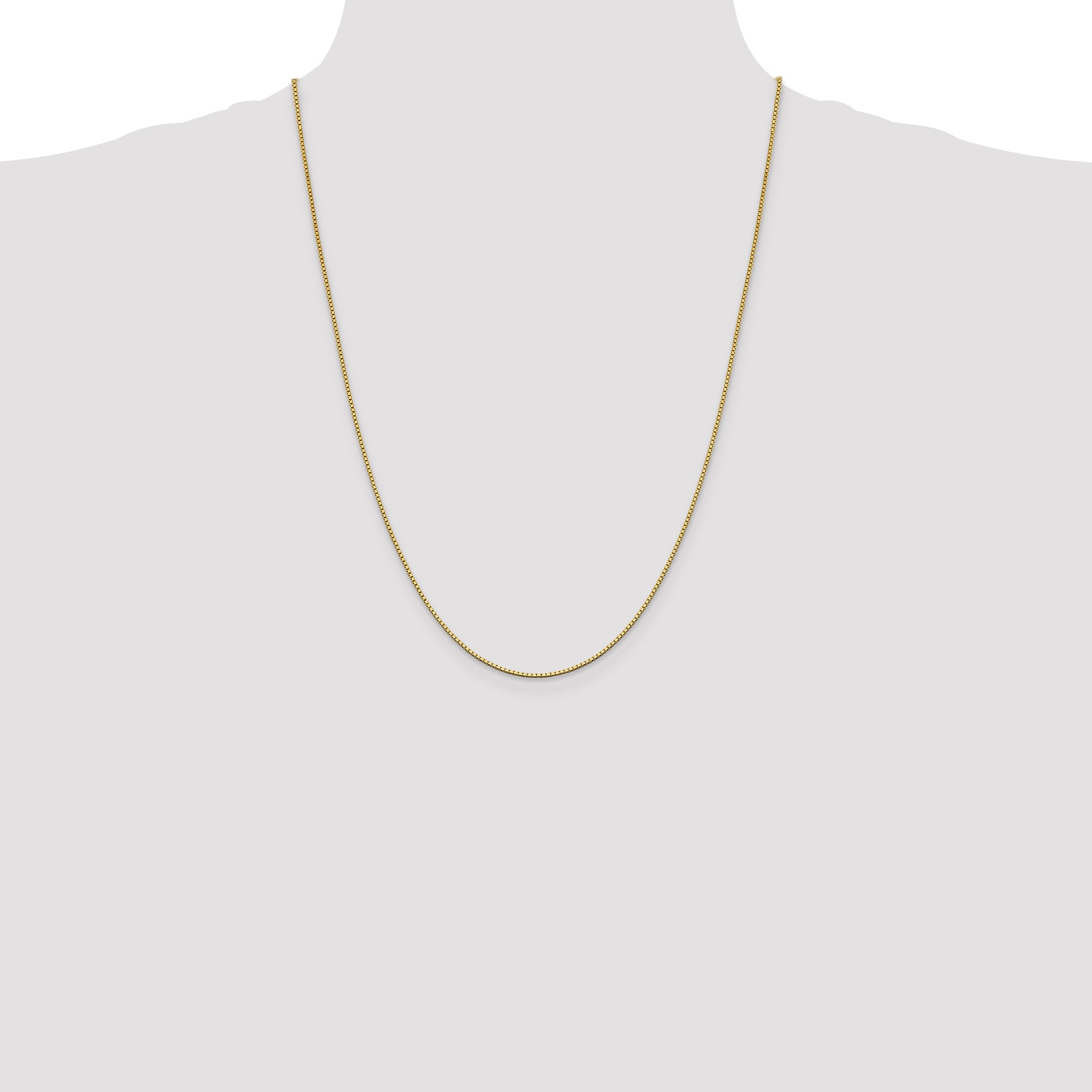 14k 1.05mm Box Chain