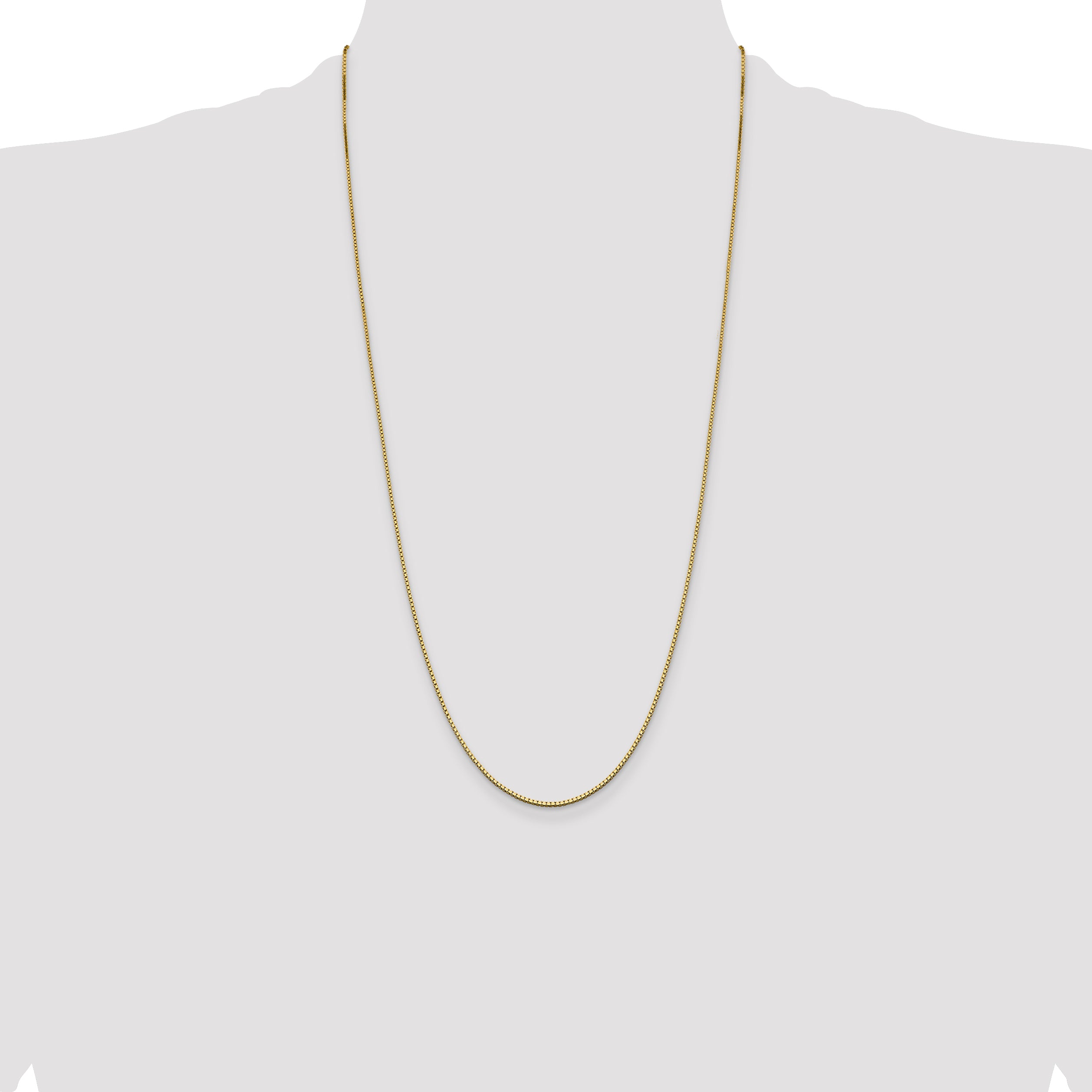 14k 1.05mm Box Chain
