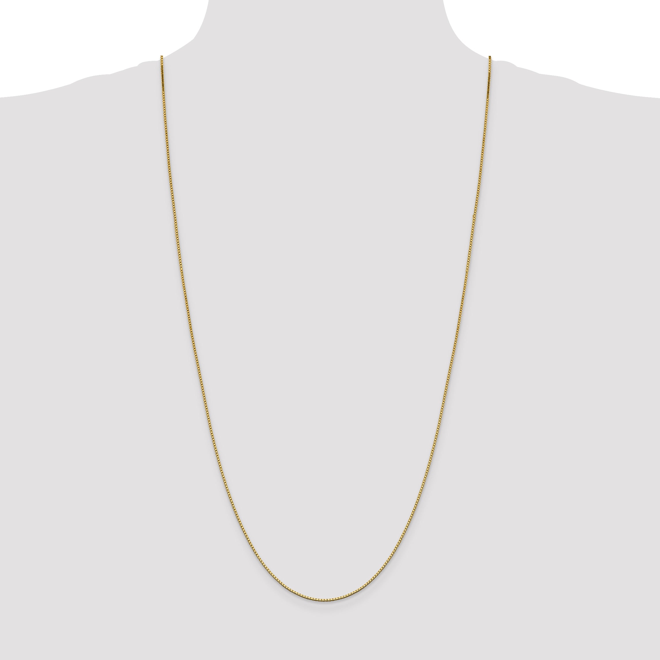 14k 1.05mm Box Chain