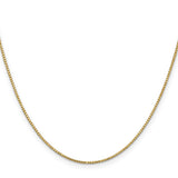 14k 1.1mm Box Chain