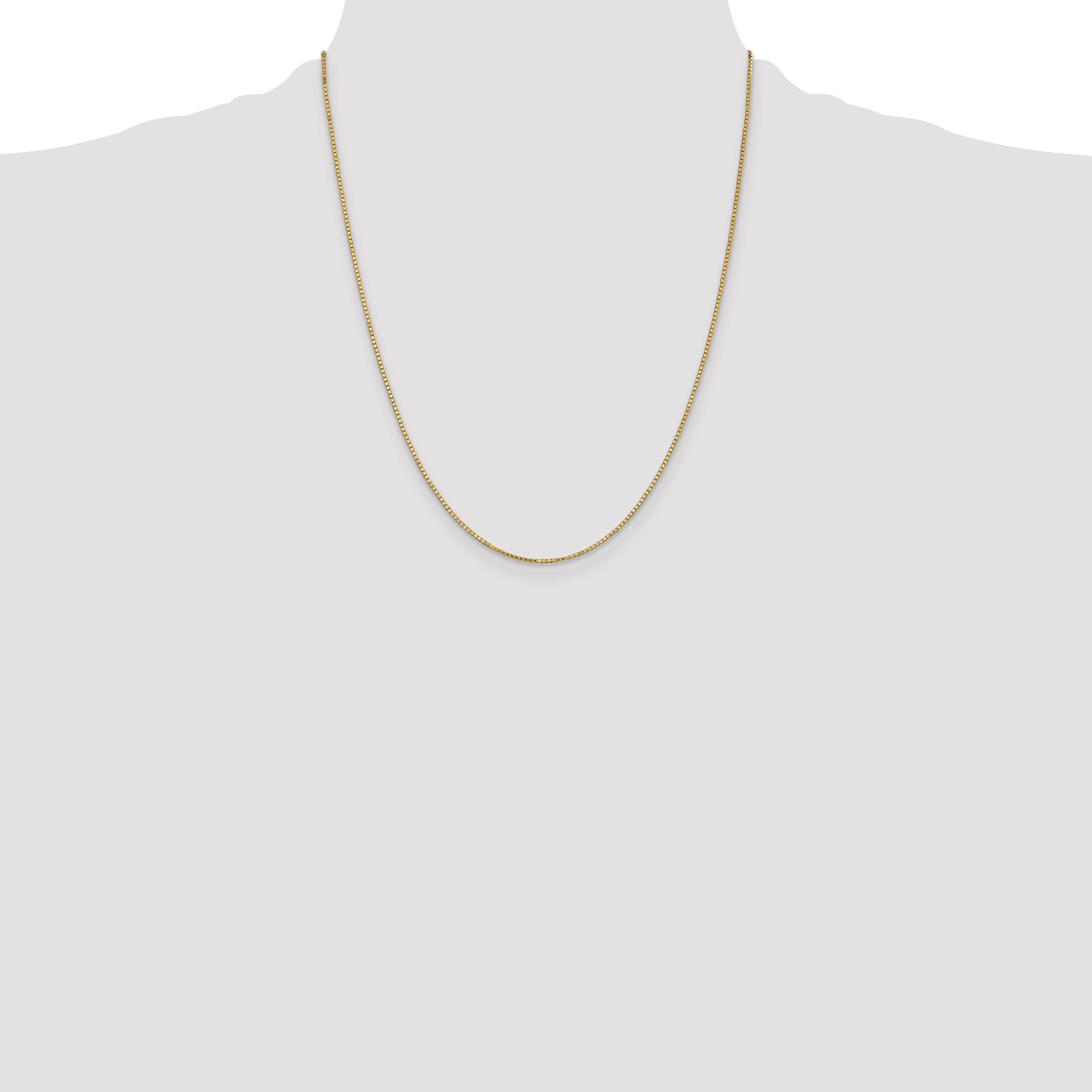 14k 1.1mm Box Chain