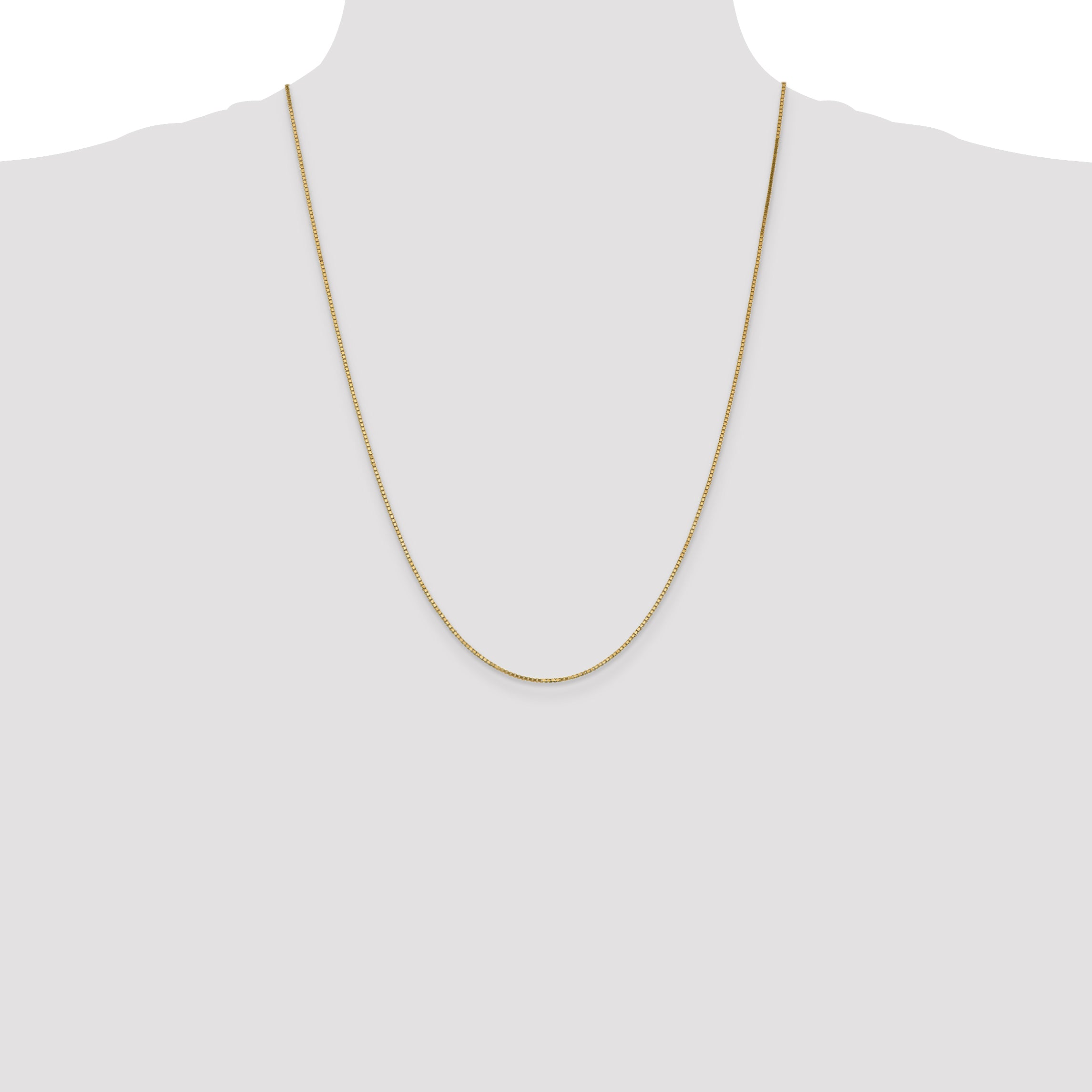 14k 1.1mm Box Chain