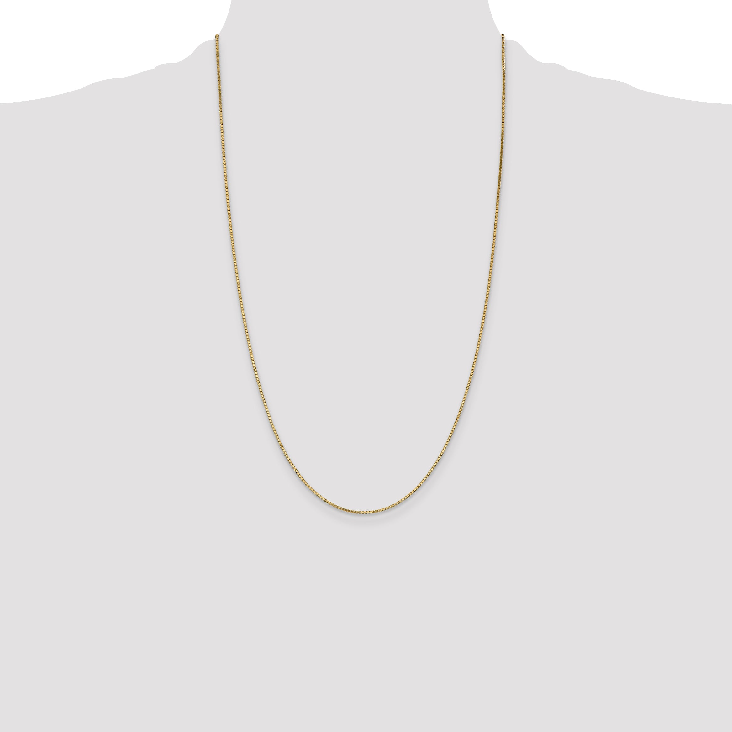14k 1.1mm Box Chain