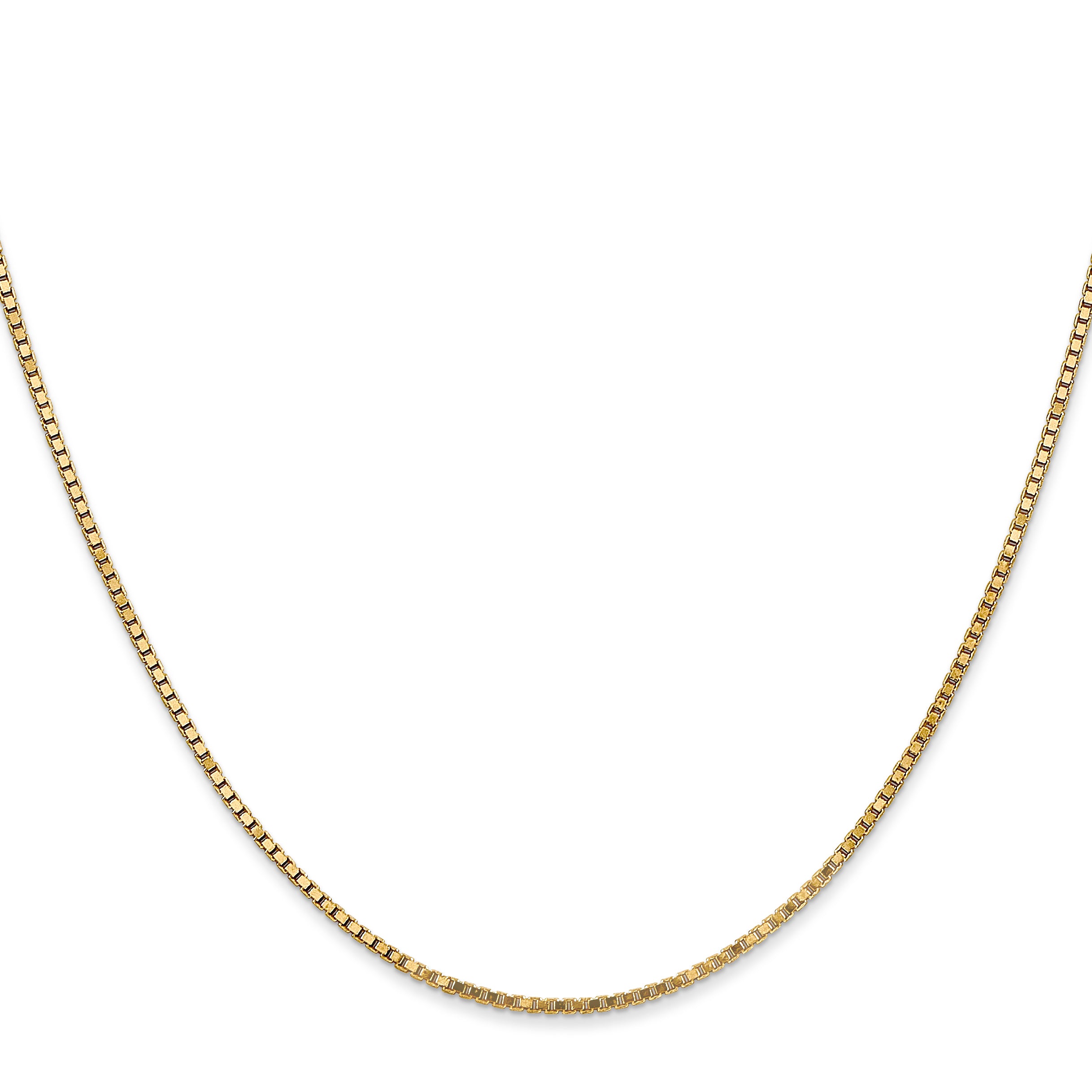 14k 1.30mm Box Chain