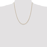 14k 1.3mm Box Chain