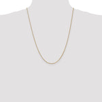 14k 1.3mm Box Chain
