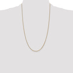 14k 1.3mm Box Chain