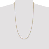 14k 1.3mm Box Chain