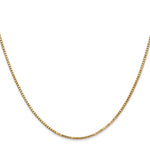 14k 1.3mm Box Chain