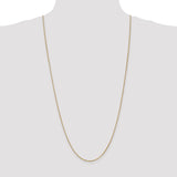 14k 1.3mm Box Chain