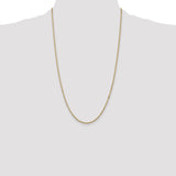14k 1.5mm Box Chain