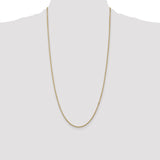 14k 1.5mm Box Chain