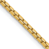14k 1.9mm Box Chain