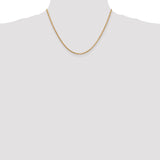 14k 1.9mm Box Chain