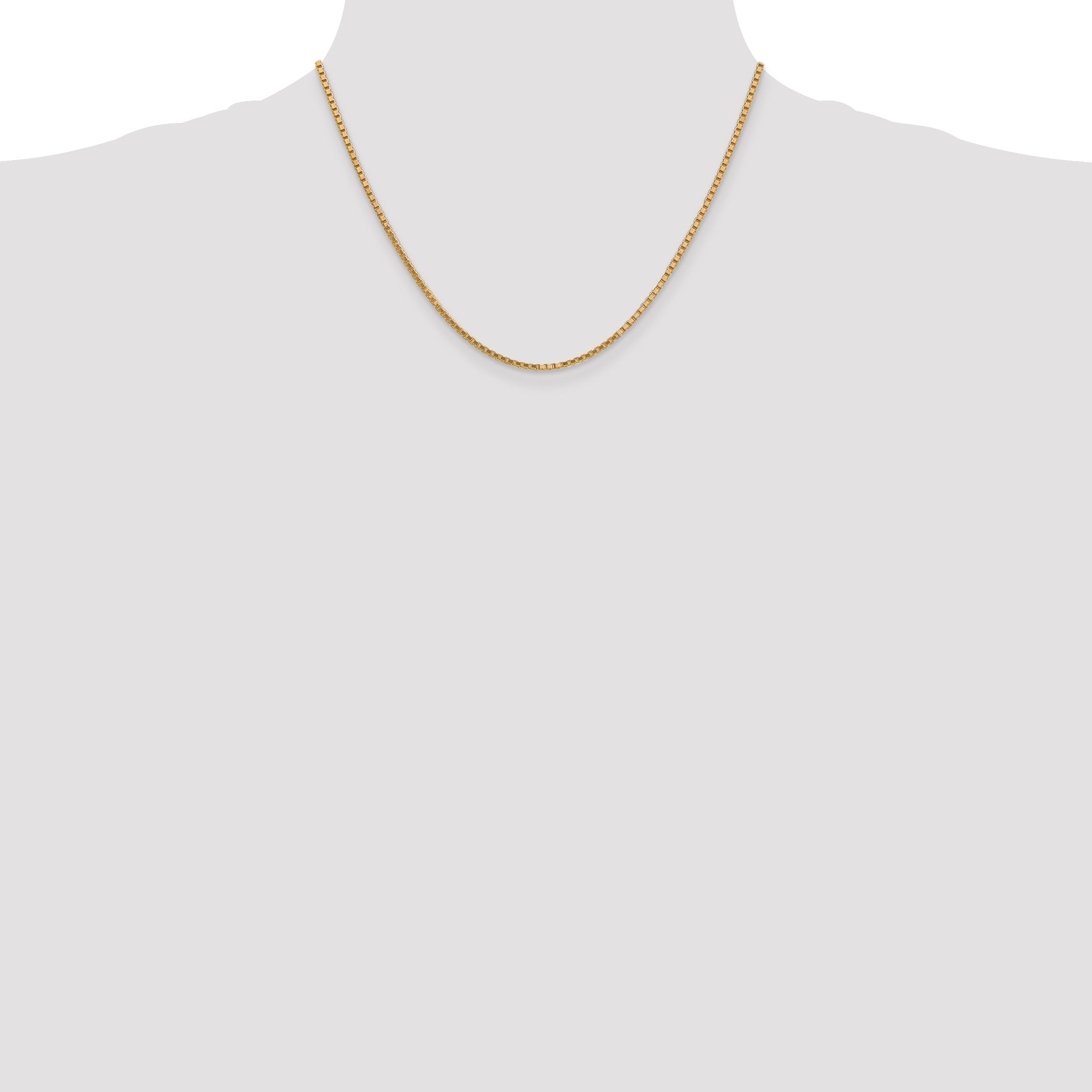14k 1.9mm Box Chain