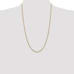 14k 1.9mm Box Chain