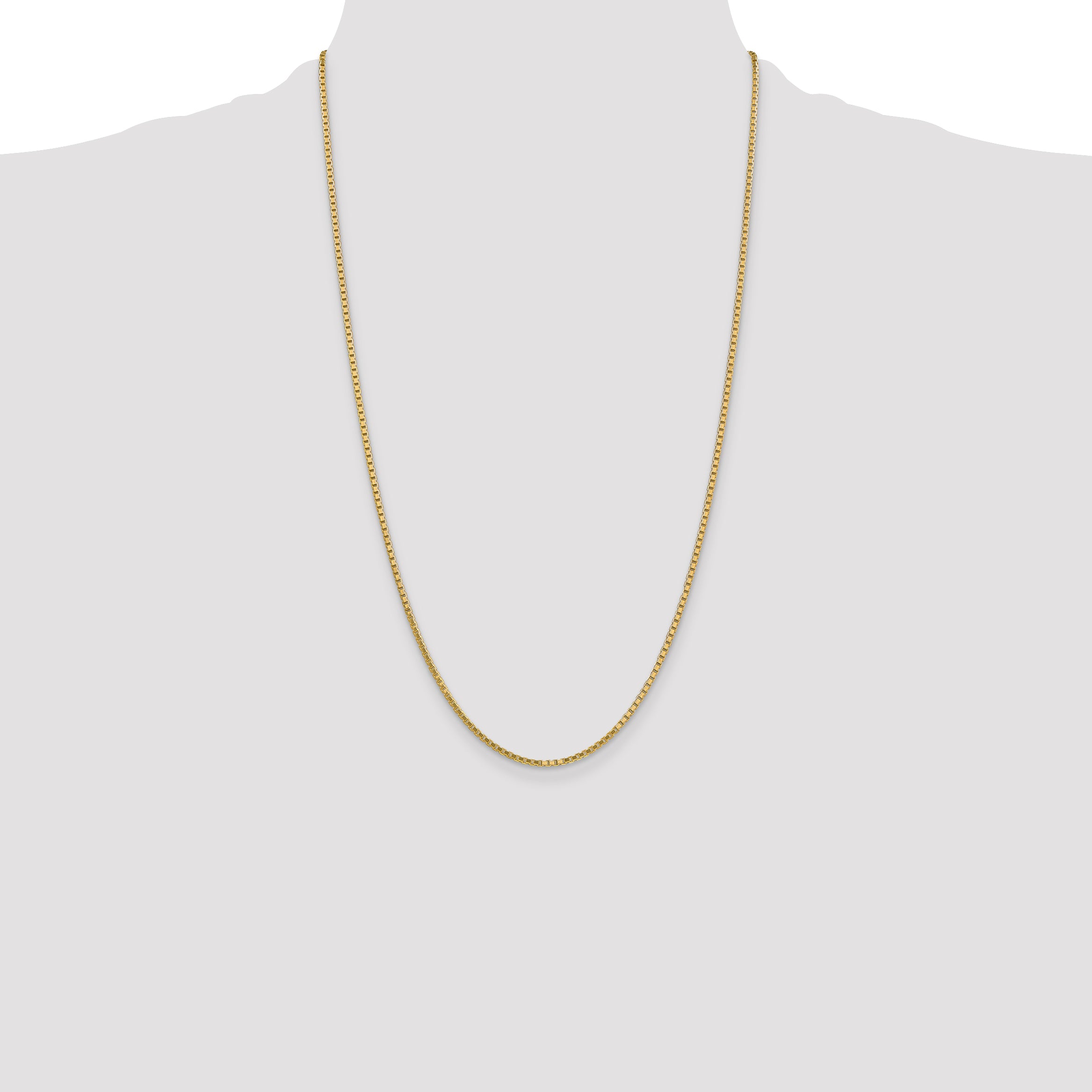 14k 1.9mm Box Chain