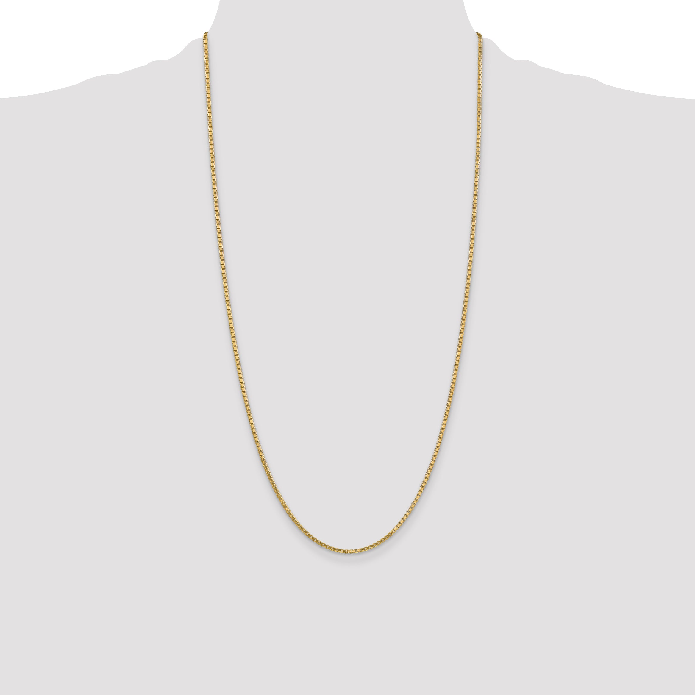 14k 1.9mm Box Chain