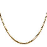 14k 2.5mm Box Chain