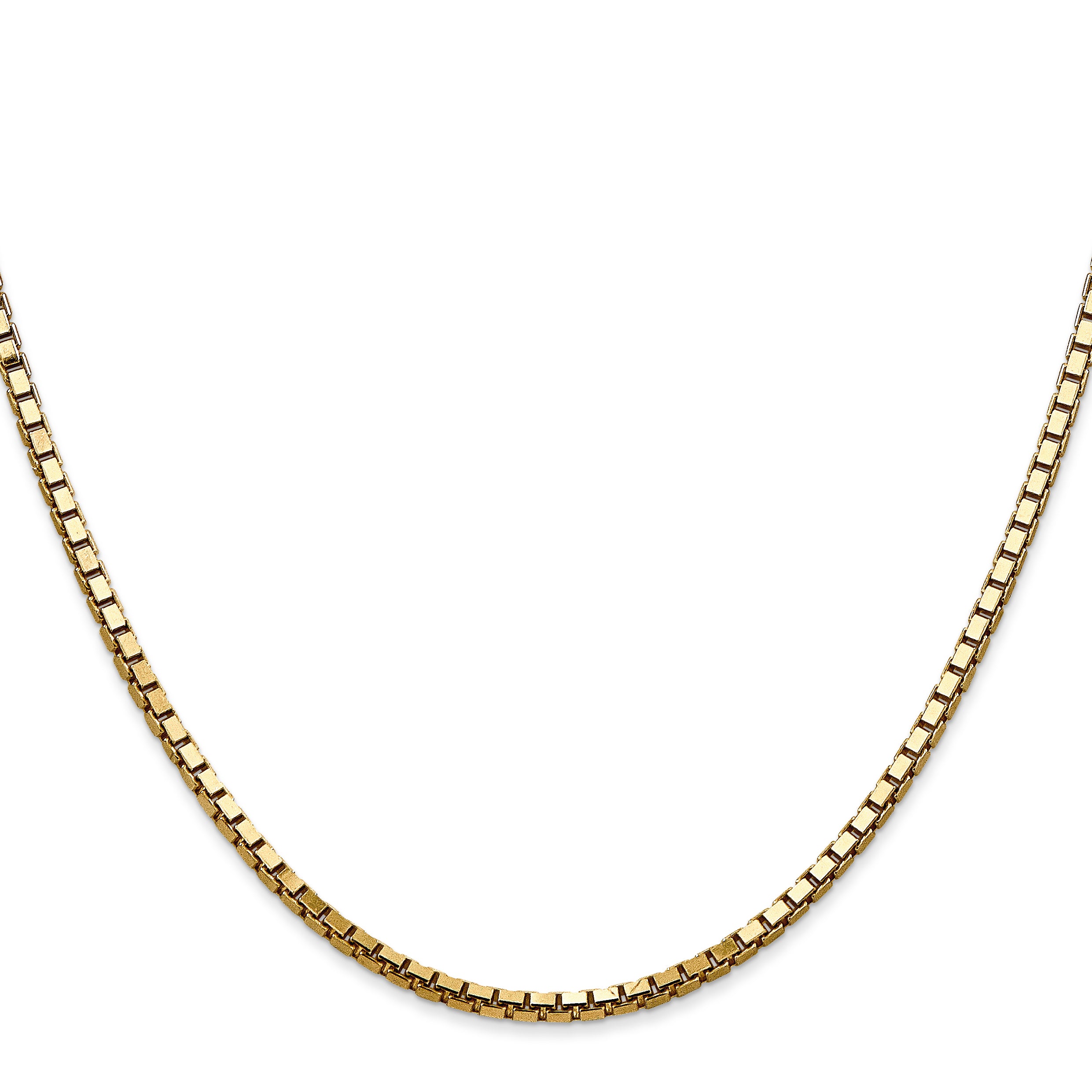 14k 2.5mm Box Chain