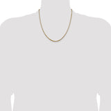14k 2.5mm Box Chain