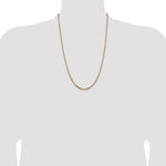 14k 2.5mm Box Chain