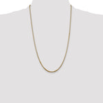 14k 2.5mm Box Chain
