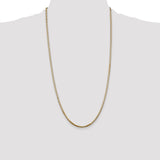 14k 2.5mm Box Chain